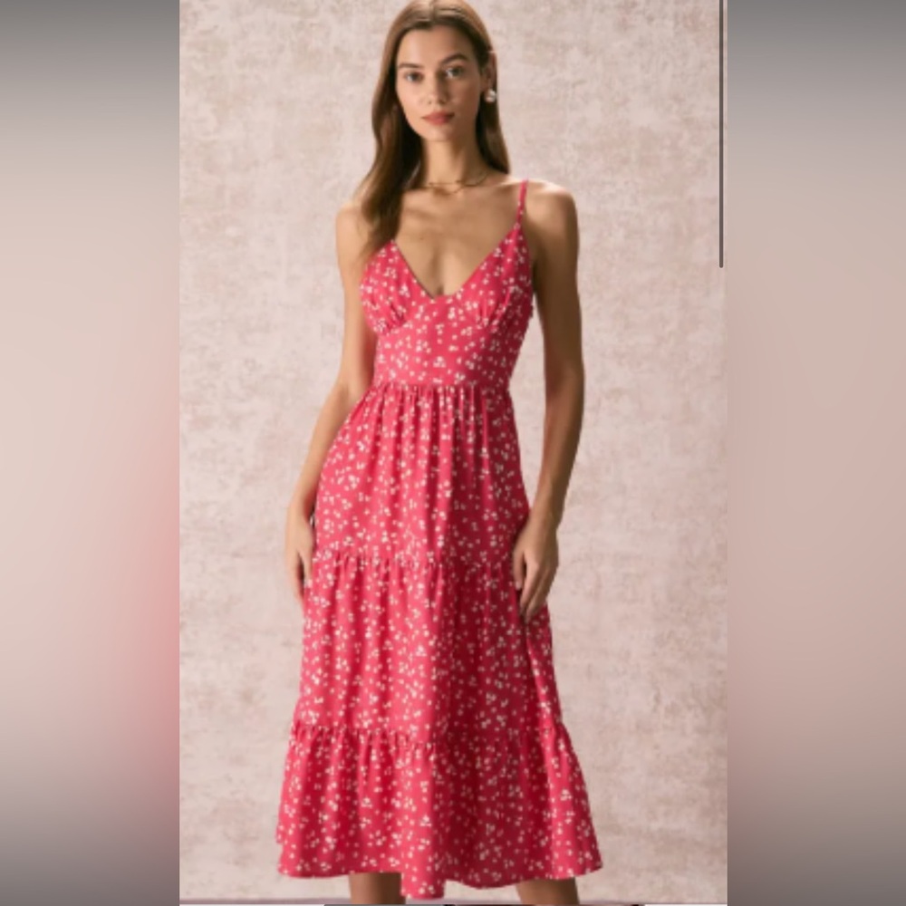 Midi Floral Dress